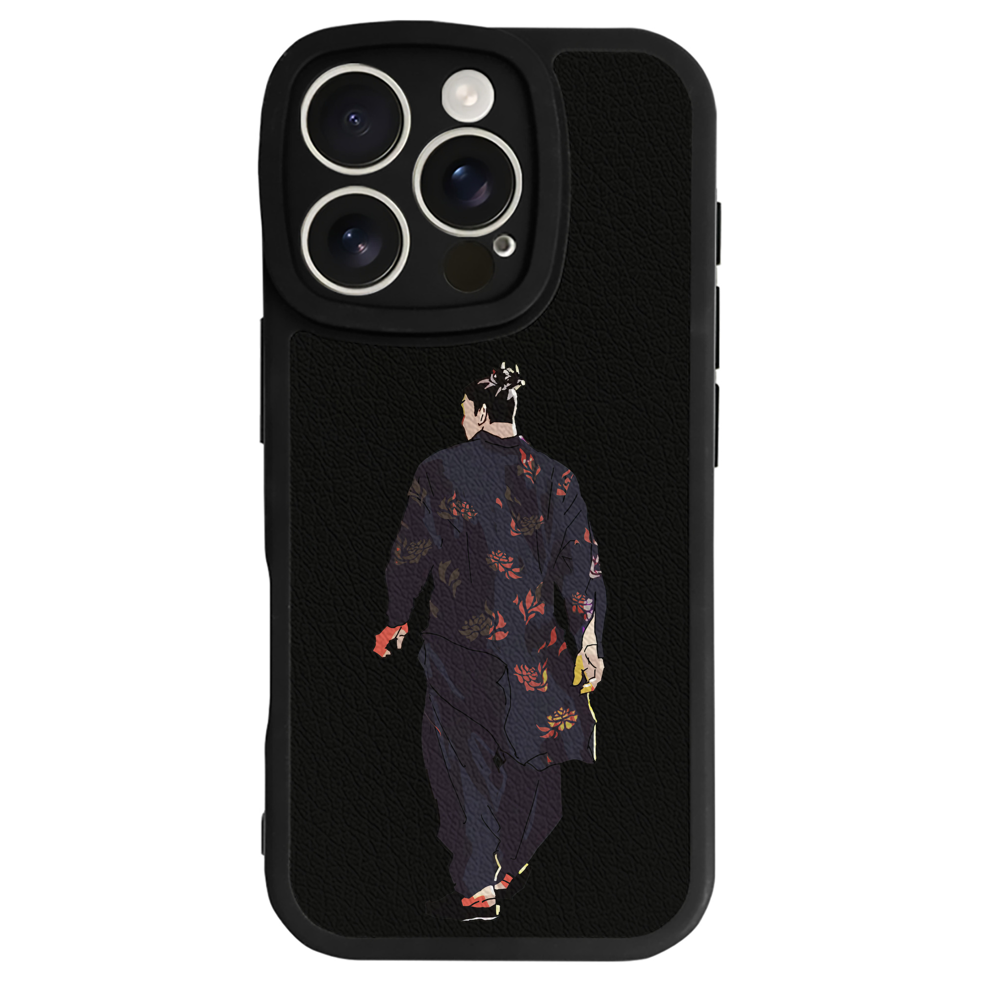 （画像用） 呪術廻戦 Jujutsu Kaisen 【iPhone 16シリーズ対応】シリコンスマホケース（レザー調） 材質：シリコン